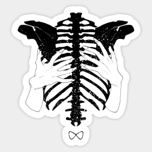 Skeleton Ribs 02 Sticker